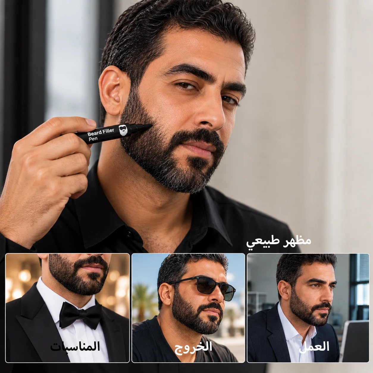قلم تعبئة وتحديد اللحية Beard Filler