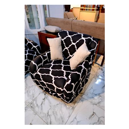 🔸️ couvre salon - Noir et blanc