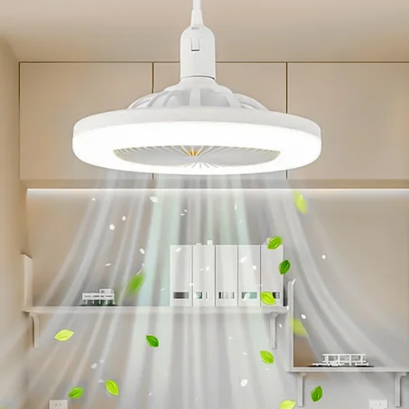 مروحة سقف بمصباح LED - Ceiling Fan with LED Light