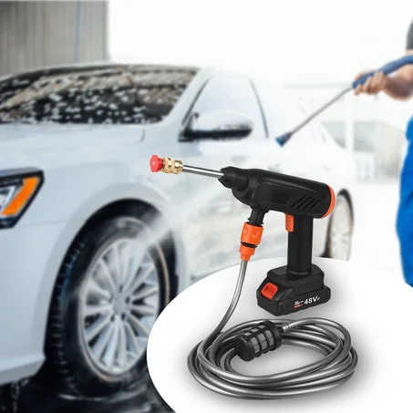 Rechargeable Portable Power Cleaner مسدس الغسيل بالفوم الرهيب