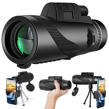 تليسكوب وحامل جوال ٢ في ١ Telescope and mobile holder