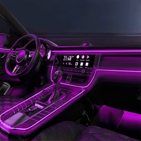 LED Interior Lights for Cars 3 M ليد داخلي للسيارة 3 متر