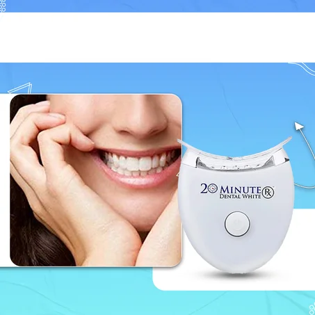 20 Minutes Dental Whites جهاز تببيض الأسنان UV