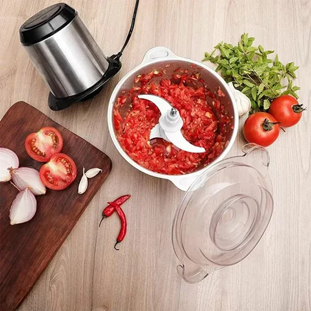 Stainless Steel 3-Speed Chopper and Choker كبة و قطاعة 3 سرعات