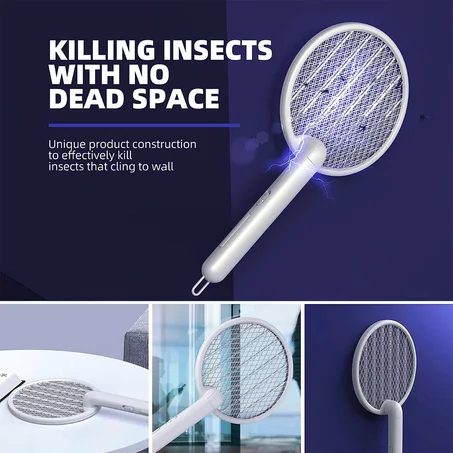 Hands-free handheld bug zapper - صاعق حشرات محمول بدون استخدام اليدين