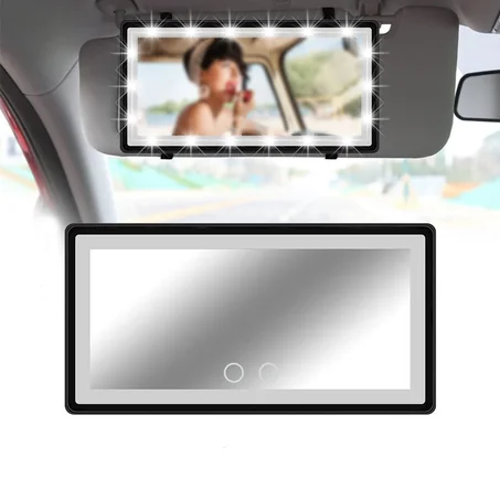 عرض 2 Led Light Mirror مرايا ليد للسيارة