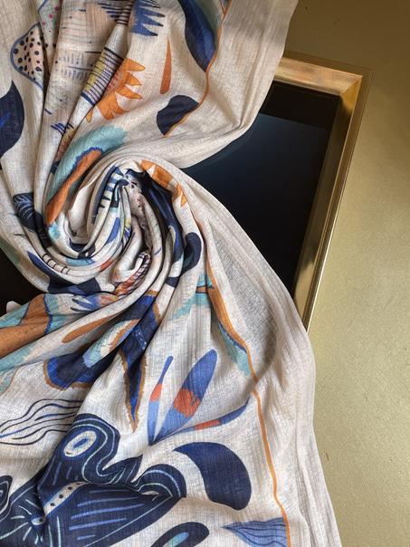 CHÂLE LYCRA ÉGYPTE À MOTIFS