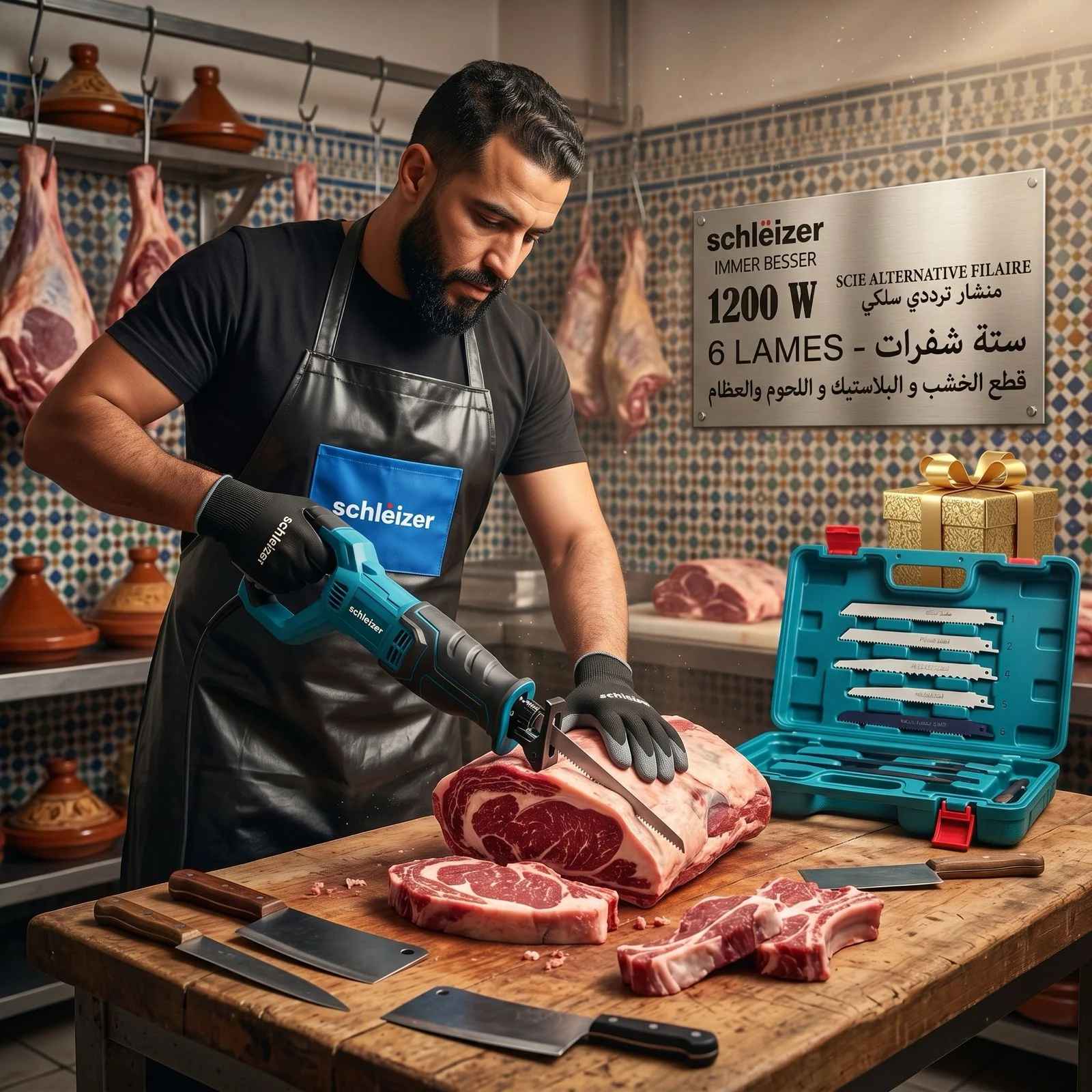 منشار ألماني schleizer بقوة 1200 واط