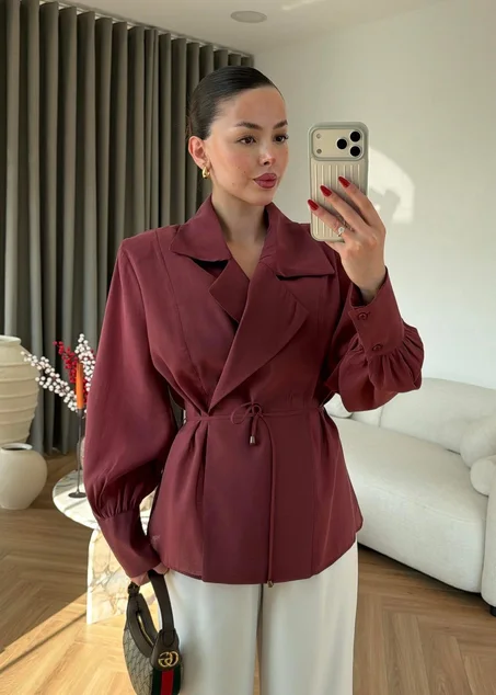 Veste-chemise cintrée
