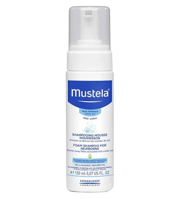Mustela Shampoing Mousse Nourrisson – 150 ml