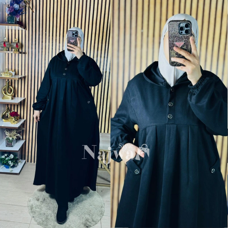 جلابة  شتوية سخونة، مريحة ودافئة للشتاء❄️(JSF)