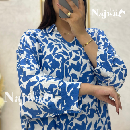 ✨ قندورة ستيل كلاسي راقي، بتفاصيل و فسالة مخزنية كتحمّق