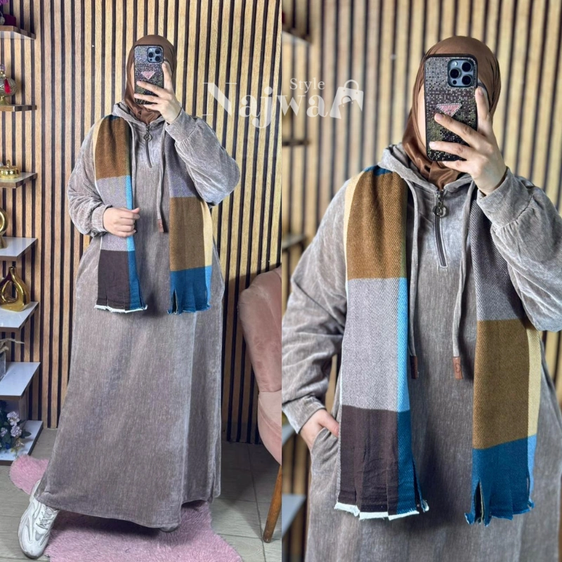 جلابة 2026 شتوية ⛈ سخونة وانيقة (JN6)