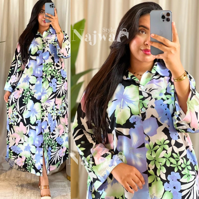 Robe Chemise صيفية بثوب مبرد راحة الصيف (RB4)