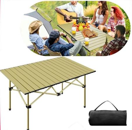 طاولة رحلات وتخييم قابلة للطي وسهله في الحمل