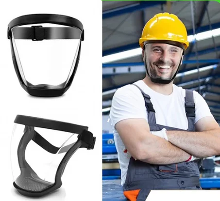 قناع واقي الوجه يوفر 180 درجة من الحماية