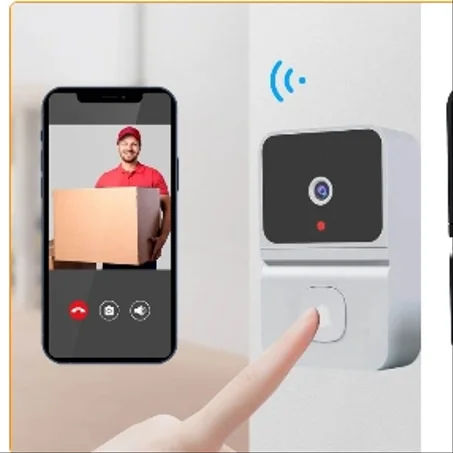 جرس الباب المتطور بكاميرة عالية الدقة وميكروفون