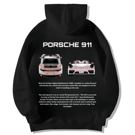 Hoodie Porsche 911 Rose