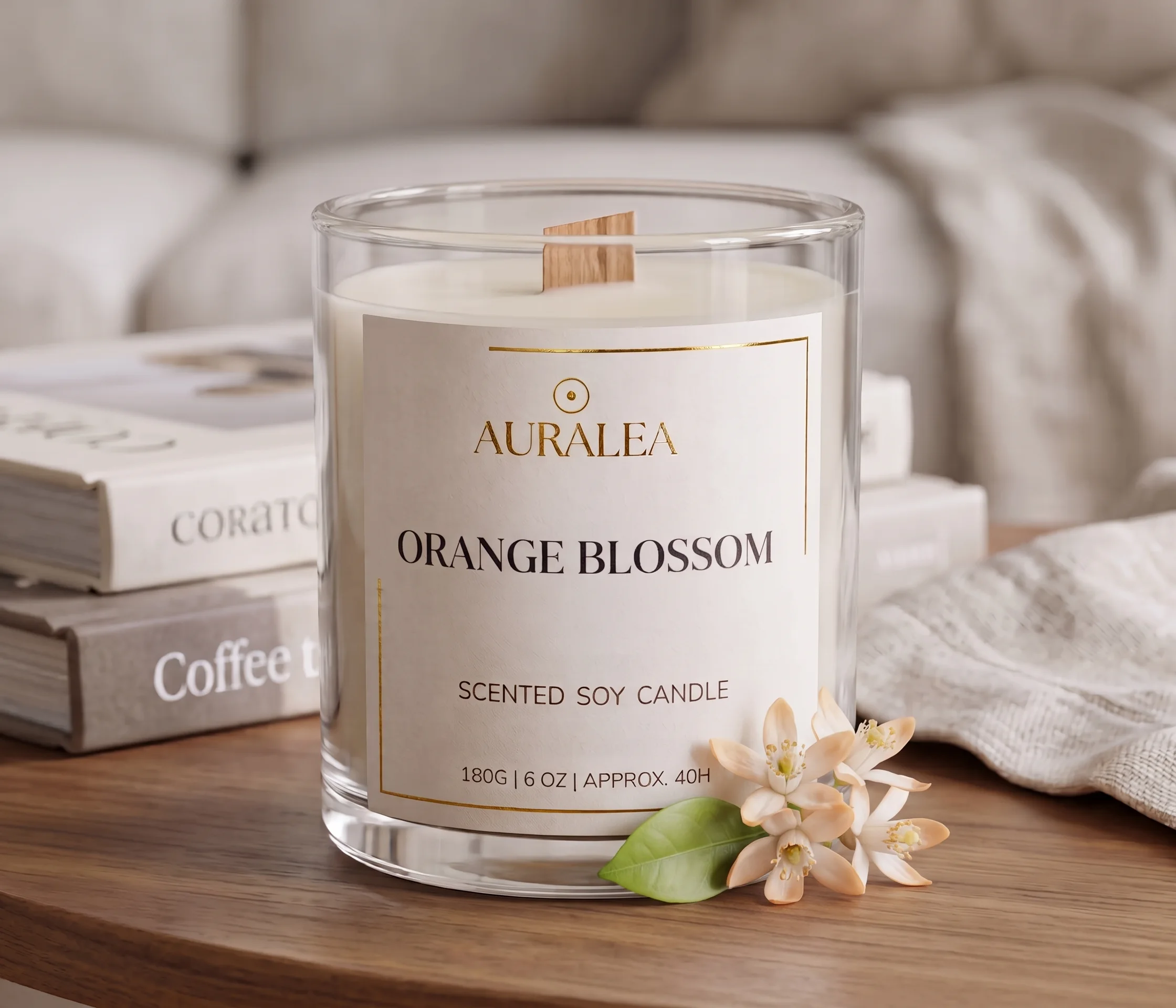 Bougie Parfumée — Orange Blossom