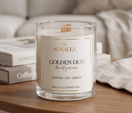 Bougie Parfumée —Golden Oud