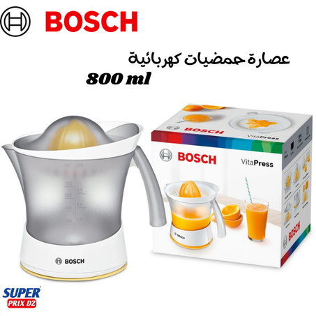 عصارة حمضيات كهربائية 800 مل  قوة 25 واط Bosch Vitapress MCP3000N
