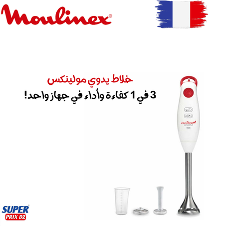 Moulinex bras mixeur turbomix 350W 3en1 dd106010  خلاط يدوي مولينكس 350 واط  3 في 1
