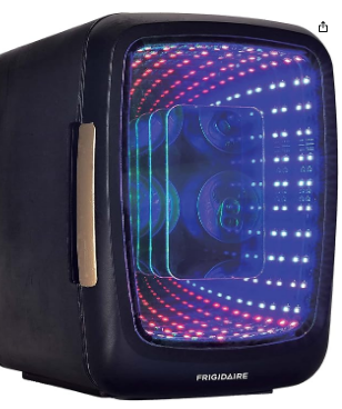 ثلاجة مشروبات صغيرة مضيئة للألعاب من فريجيدير EFMIS179، ستيلث