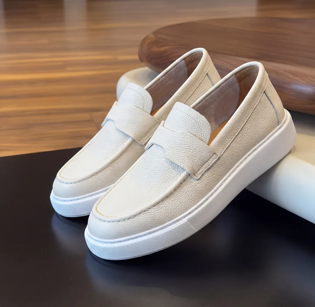 Mocassin Premium en Cuir Véritable - S18