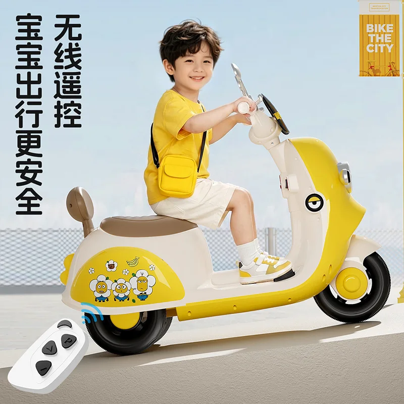 Scooter électrique pour enfants avec design cartoony