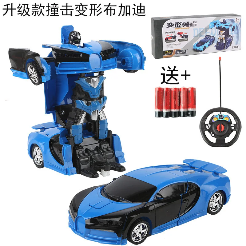 Voiture robot transformable à télécommande