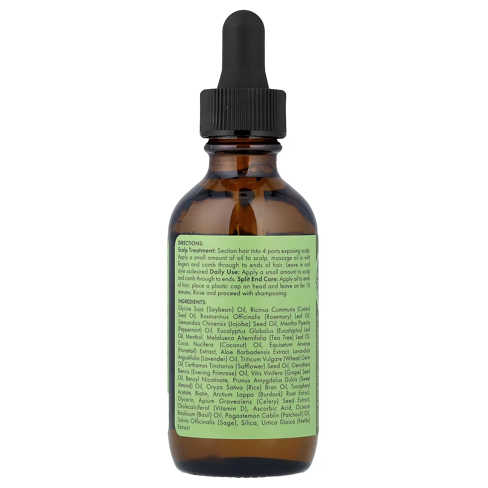 Mielle, Huile fortifiante pour le cuir chevelu et les cheveux, Romarin et menthe, 59 ml