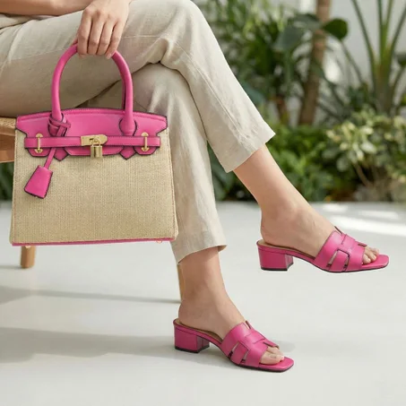 حقيبة مع صندال 8 أشكال