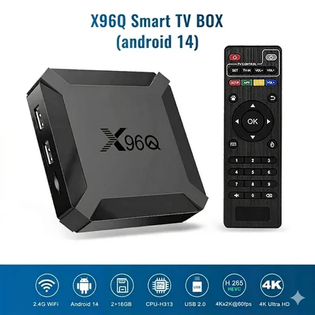 اندوريد تى فى بوكس x96q +  اشتراكات