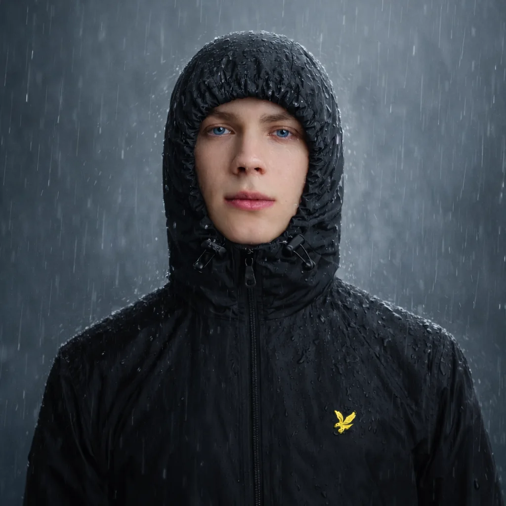 Lyle & Scott – veste à capuche imperméable