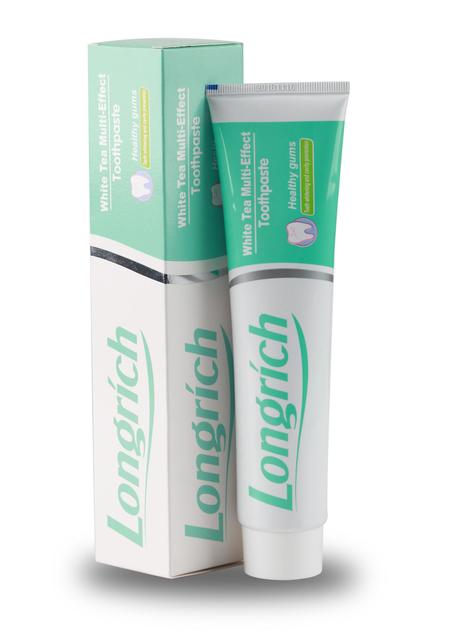 Dentifrice à Effets multiples à base de  Thé Blanc Longrich