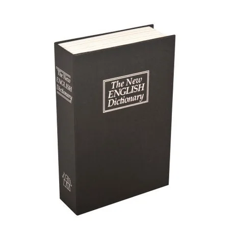 خزنة على شكل كتاب مع قفل