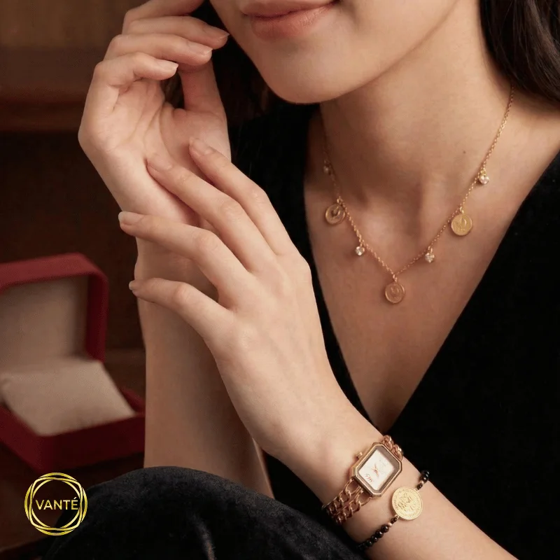 Vanté Luxury Gift Set (Watch, Bracelet & Necklace)