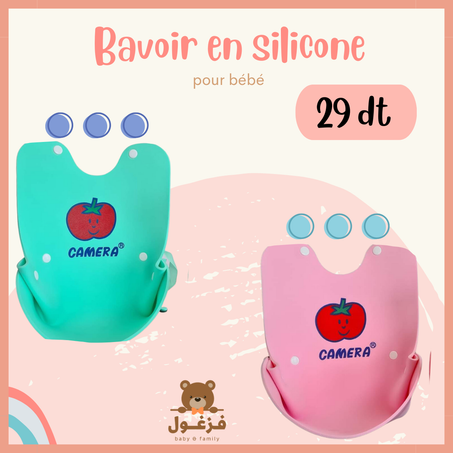 Bavoir en silicone