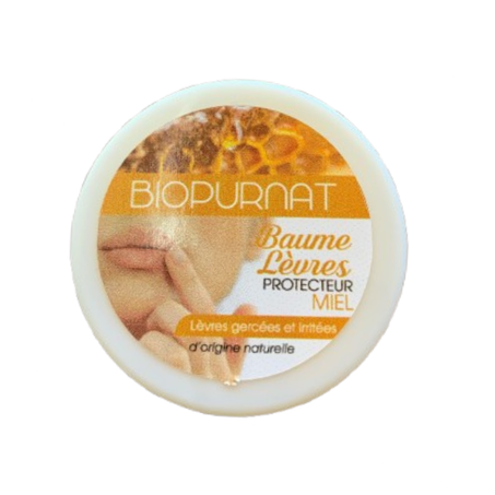 🍯 BiopurNat – Baume Lèvres Protecteur au Miel 🍯