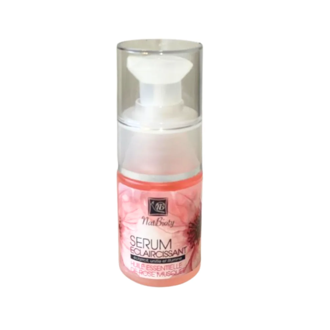Sérum Éclaircissant NatBioty 🌿 | Huile Essentielle de Rose Musquée 🌹 | Made in Morocco 🇲🇦 | Certifié ONSSA ✅