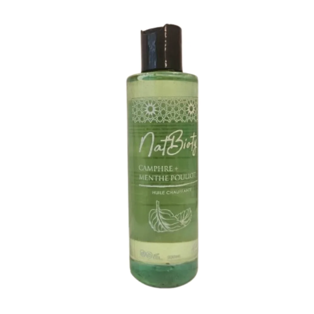 🌿 1. Huile Chauffante Camphre & Menthe Pouliot 🌿