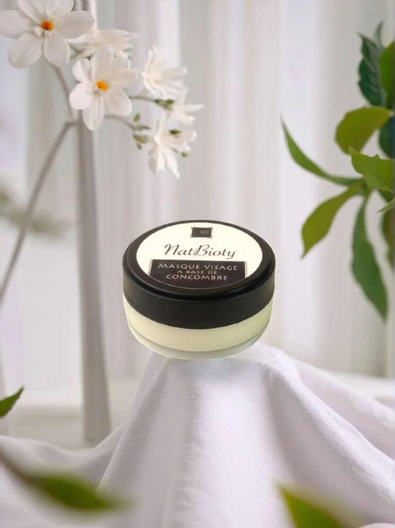 🥒✨ Fraîcheur du Jardin – Masque Visage نعمة au Concombre Bio ✨🥒