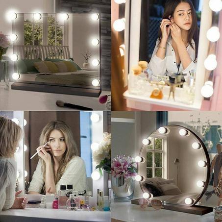 مصابيح المرآة المضيئة