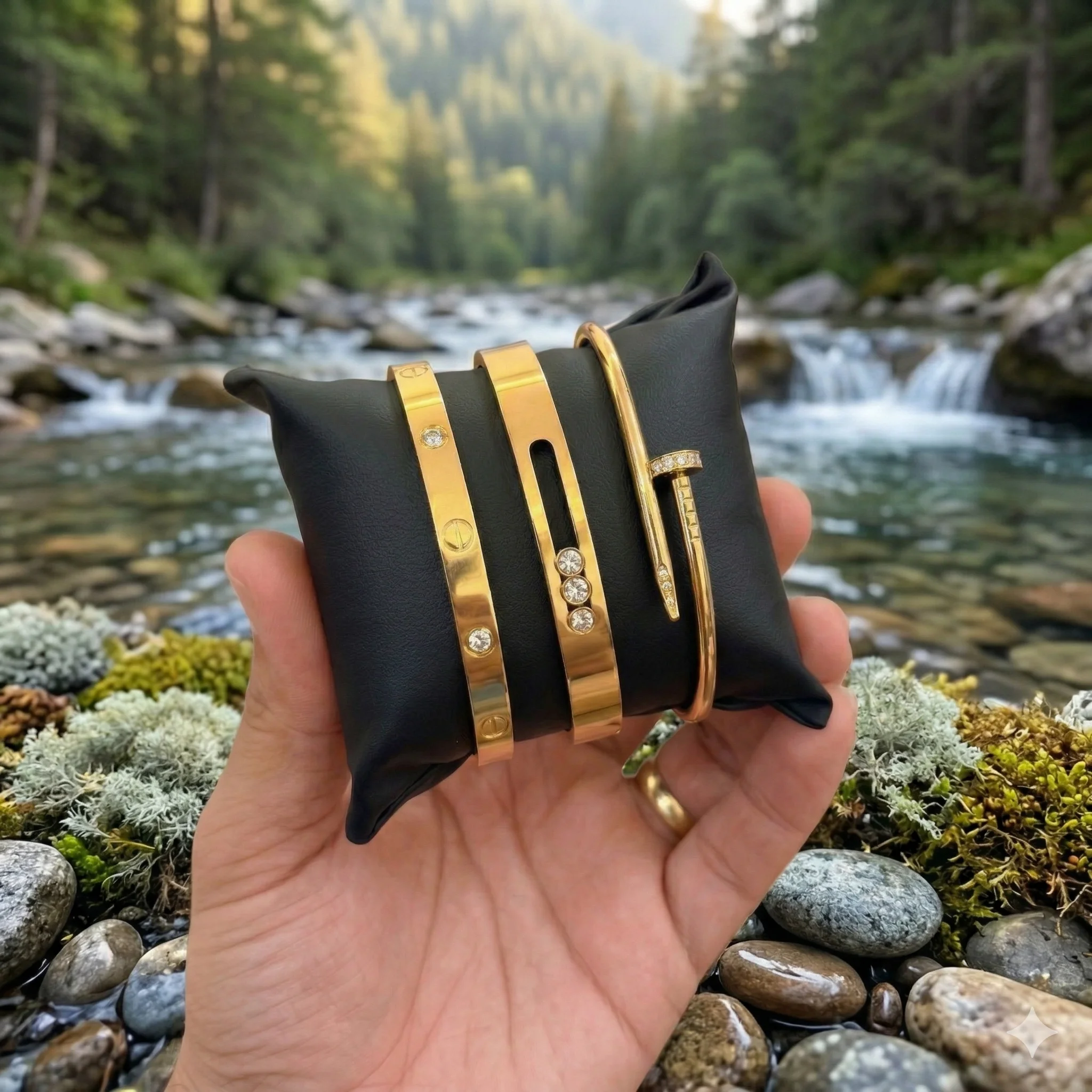 طقم 3 براسليات أنيقة Acier inoxydable