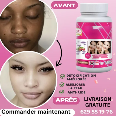 GlutaWhite Collagène – Éclat & Jeunesse pour votre peau,  naturelles pour  Éclaircir et unifier le teint