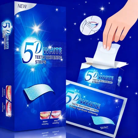 شرائط تبييض الأسنان، 56 شريطاً (28 استخداما)