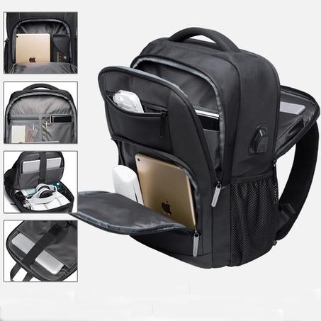 Mochila para ordenador portátil para hombre, Bolso escolar para niños, Equipaje de mano para viaje