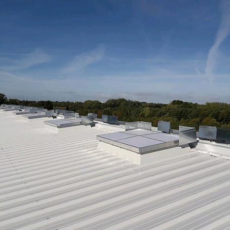 Travaux de Sky dômes (désenfumages)