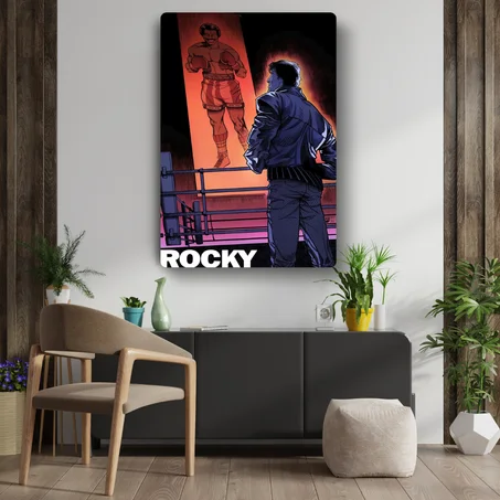 لوحة فنية : Rocky Balboa تصميم روكي