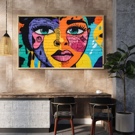 لوحة فنية عصرية - تصميم سريالي